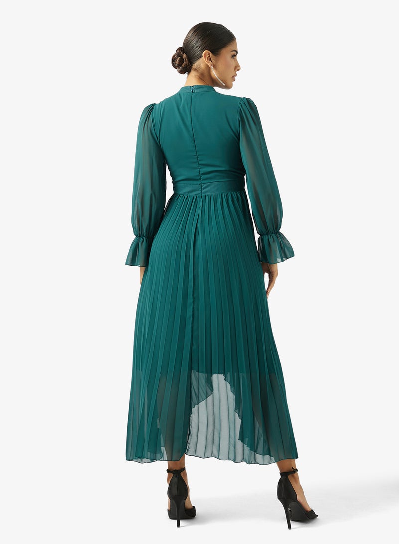 ELLA Asymmetric Ruffled Dress - Image 2